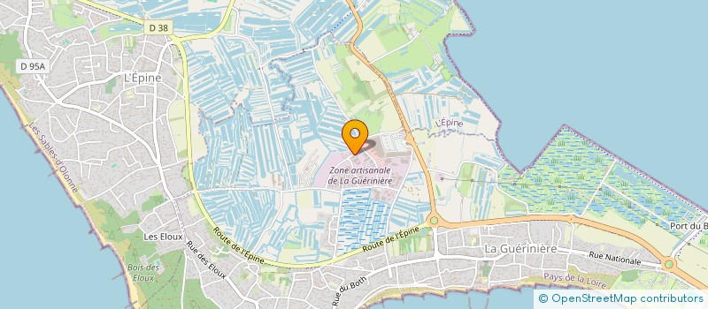 localisation de l'entreprise C NO CREATION  GUERINIERE (LA)