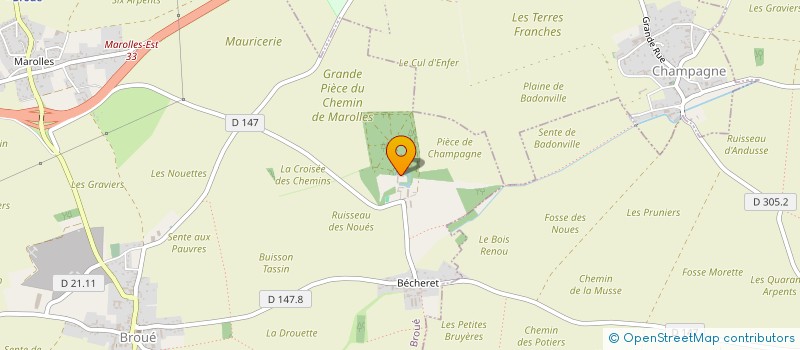 localisation de l'entreprise C'NOT'TERROIR à BROUE