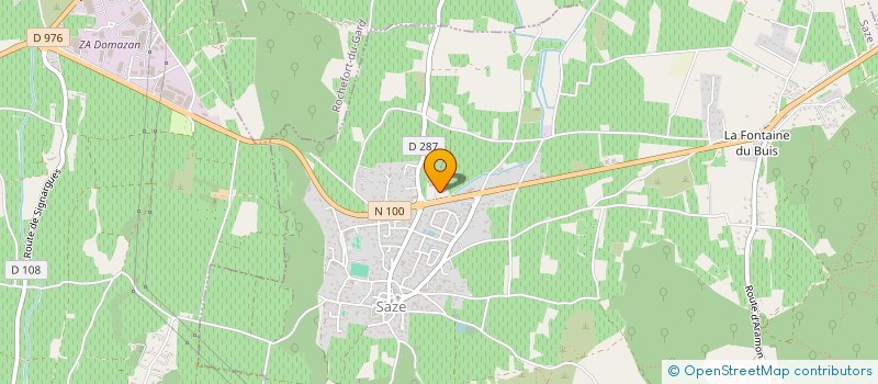 localisation de l'entreprise C.O.A  SAZE