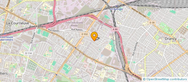 localisation de l'entreprise C.O.B.T.P. à DRANCY