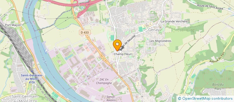 localisation de l'entreprise C.O.BOY  GENAY