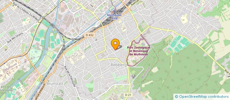 localisation de l'entreprise C.O.C.I.  MULHOUSE