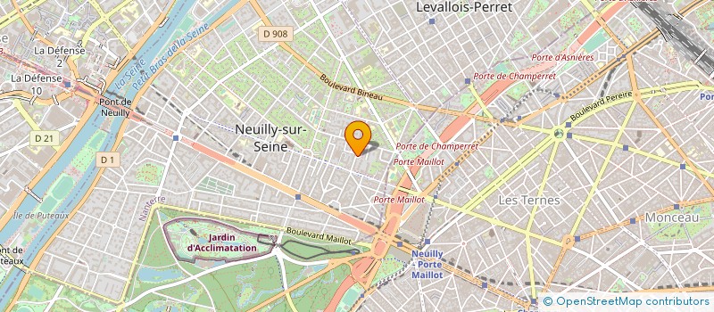 localisation de l'entreprise C.O. CARRE à NEUILLY-SUR-SEINE