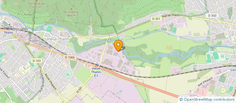 localisation de l'entreprise C.O.D.E.F. FORMATION  VIEUX-THANN