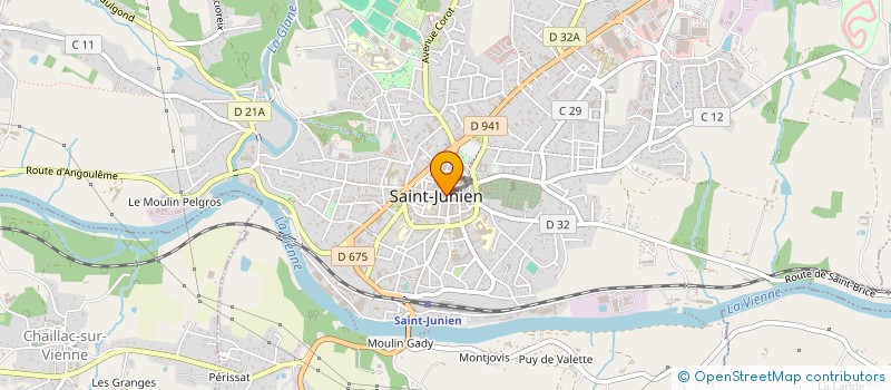 localisation de l'entreprise C.O.D. MADAME à SAINT-JUNIEN