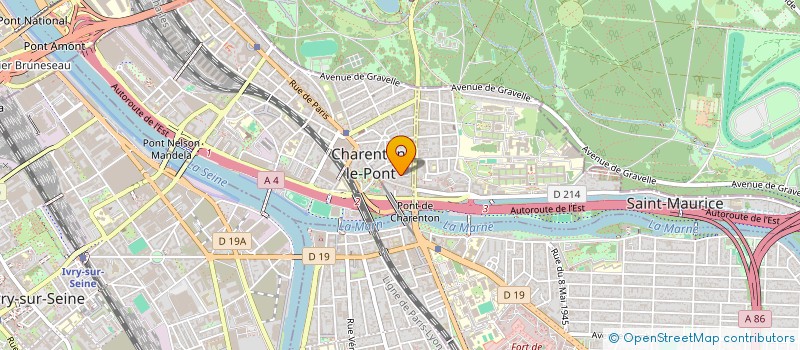 localisation de l'entreprise C+O DESIGN à CHARENTON-LE-PONT