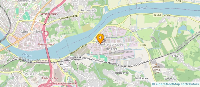 localisation de l'entreprise C & O FINANCES à MOUGUERRE