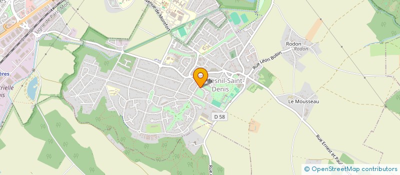 localisation de l'entreprise C O G E P  LE MESNIL-SAINT-DENIS