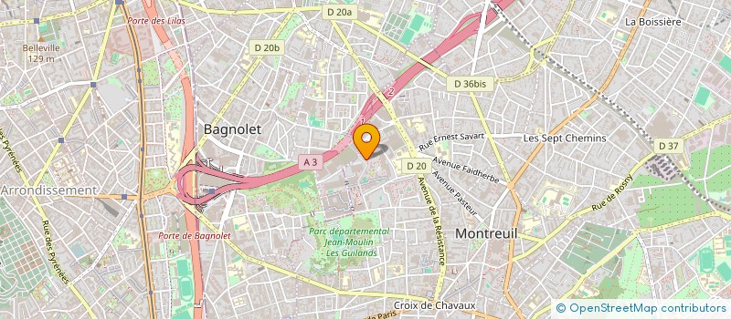 localisation de l'entreprise C O H SECURITE à MONTREUIL