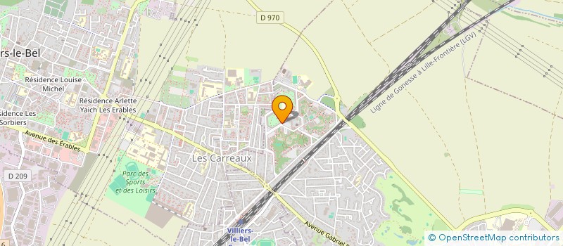 localisation de l'entreprise C.O.I.D.F  GONESSE