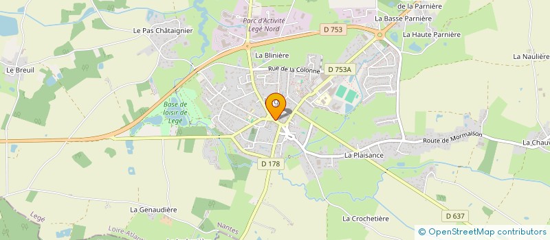 localisation de l'entreprise C.O. IMMOBILIER  LEGE