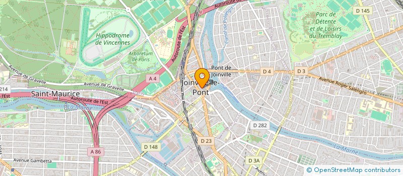 localisation de l'entreprise C.O.J. OMNISPORTS à JOINVILLE-LE-PONT