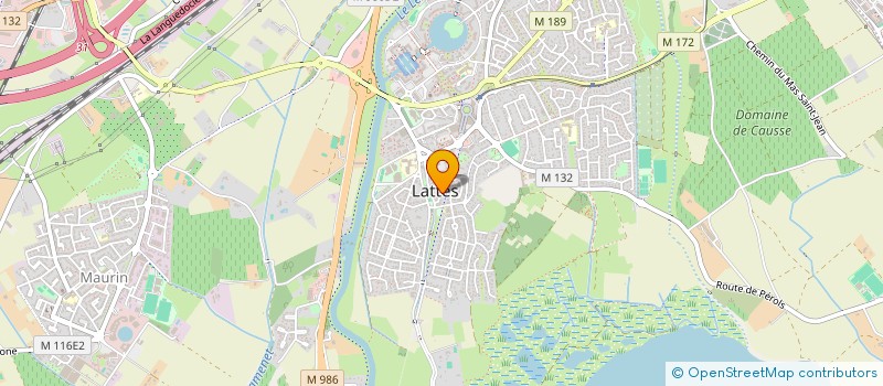 localisation de l'entreprise C.O.M. à LATTES