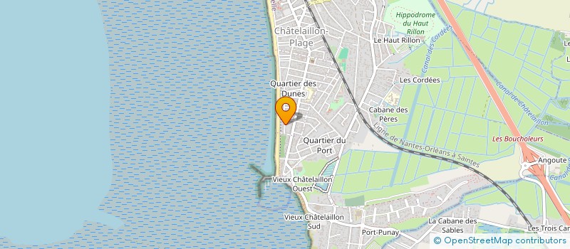 localisation de l'entreprise C.O&P à CHATELAILLON-PLAGE