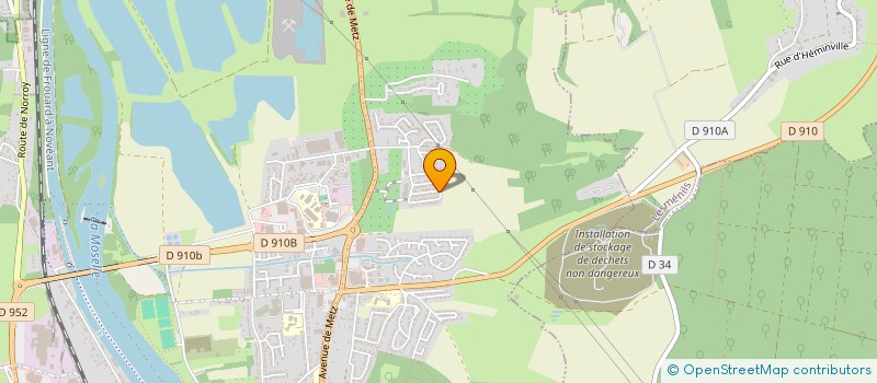 localisation de l'entreprise C&O PATRIMOINE  PONT-A-MOUSSON