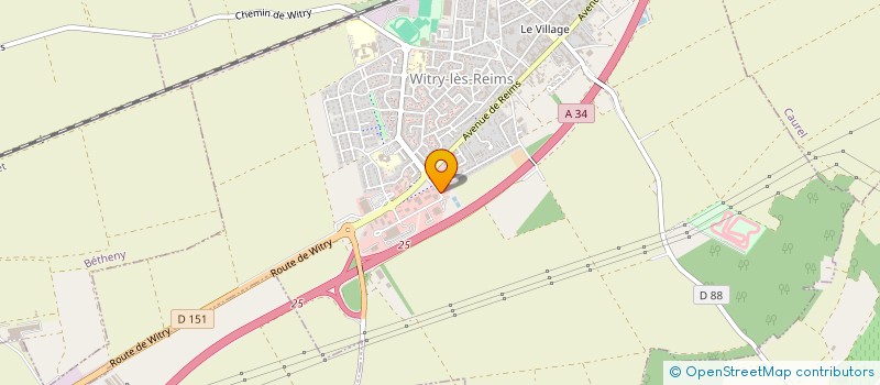 localisation de l'entreprise C O R I C  WITRY-LES-REIMS