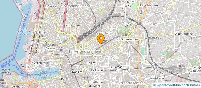 localisation de l'entreprise C O R I F E à MARSEILLE
