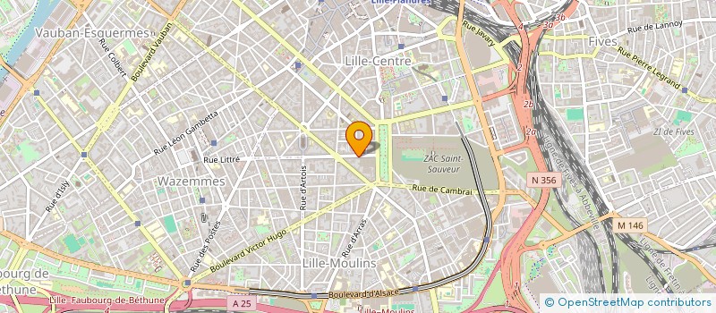 localisation de l'entreprise C.O.S à LILLE
