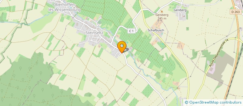 localisation de l'entreprise C.O.S.  STEINSELTZ