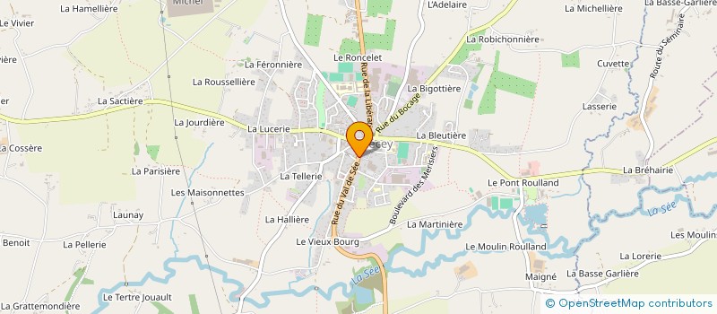 localisation de l'entreprise C.O.S.E  BRECEY