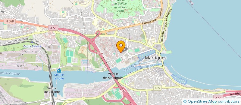 localisation de l'entreprise C.O. STATION à MARTIGUES