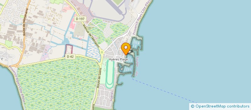localisation de l'entreprise C.O.Y.C.H YACHTING HYEROIS à HYERES