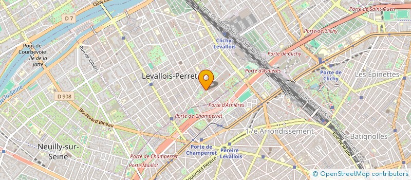 localisation de l'entreprise C-OCUBE à LEVALLOIS-PERRET