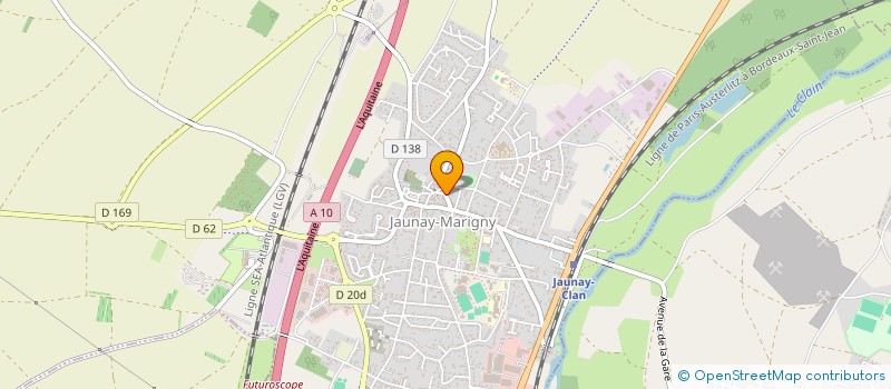 localisation de l'entreprise C.OLISA  JAUNAY-MARIGNY