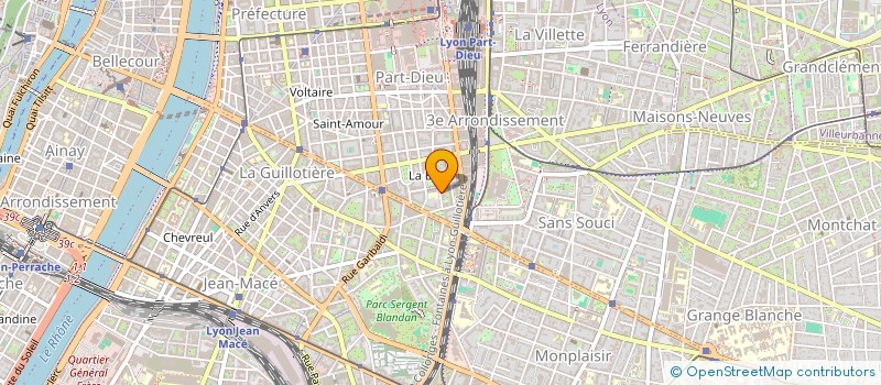 localisation de l'entreprise C.ONLYOSTEO  LYON 3EME