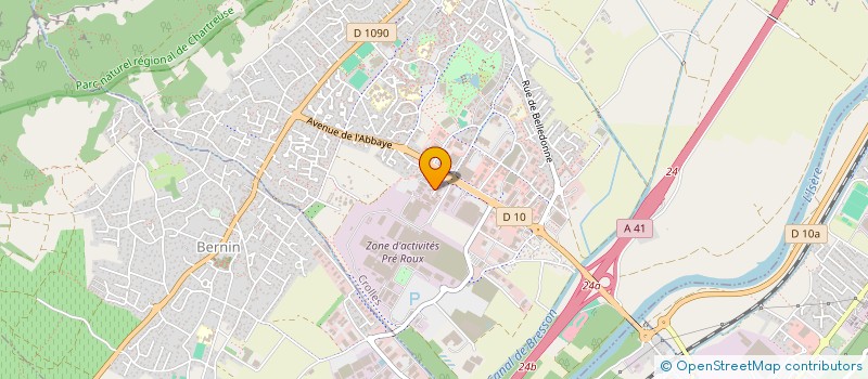 localisation de l'entreprise C.ORSI CONEDERA à CROLLES