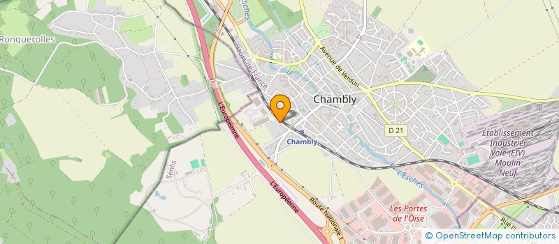 localisation de l'entreprise C P 2 I CLOISONS PLAFONDS ISOLATIONS INT à CHAMBLY