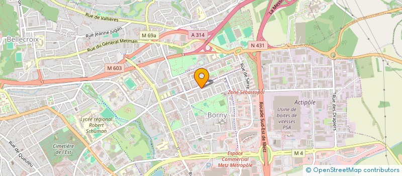 localisation de l'entreprise C P  METZ