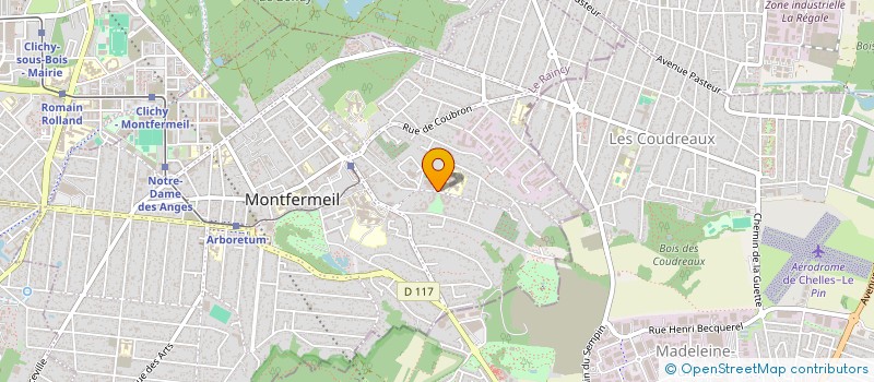localisation de l'entreprise C&P à MONTFERMEIL