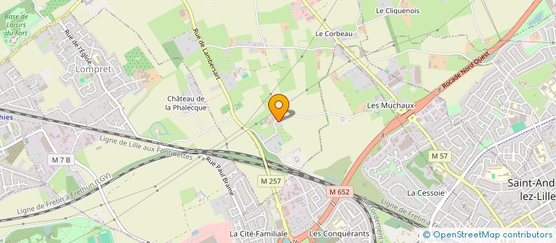 localisation de l'entreprise C.P.A  VERLINGHEM