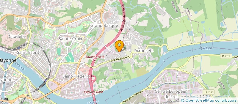 localisation de l'entreprise C@P BAIONA à BAYONNE