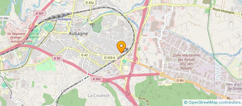 localisation de l'entreprise C.P.C à AUBAGNE