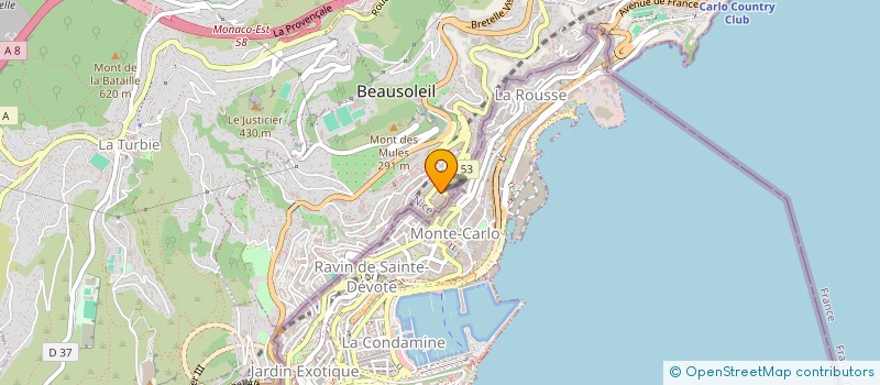 localisation de l'entreprise C.P.C.  BEAUSOLEIL