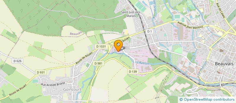 localisation de l'entreprise C.P.C. DAVESNE à BEAUVAIS