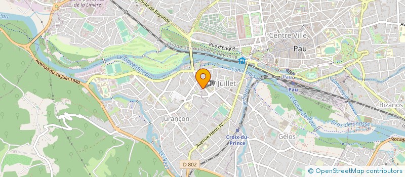 localisation de l'entreprise C P C INVEST à PAU