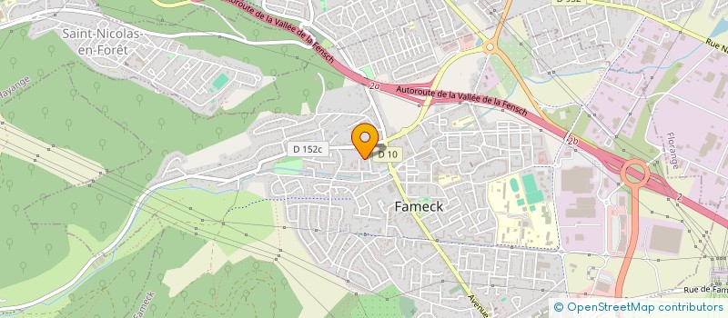 localisation de l'entreprise C.P.C.J  FAMECK