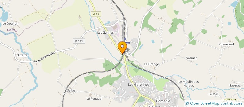 localisation de l'entreprise C.P. CONSEILS  NEXON