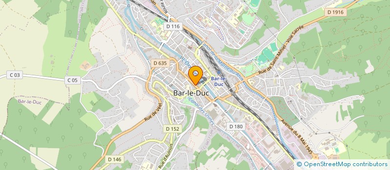 localisation de l'entreprise C&P CORREGGIO CONSULTING à BAR-LE-DUC