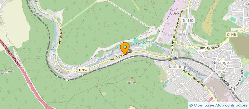 localisation de l'entreprise C.P. CREATION SCI  KNUTANGE