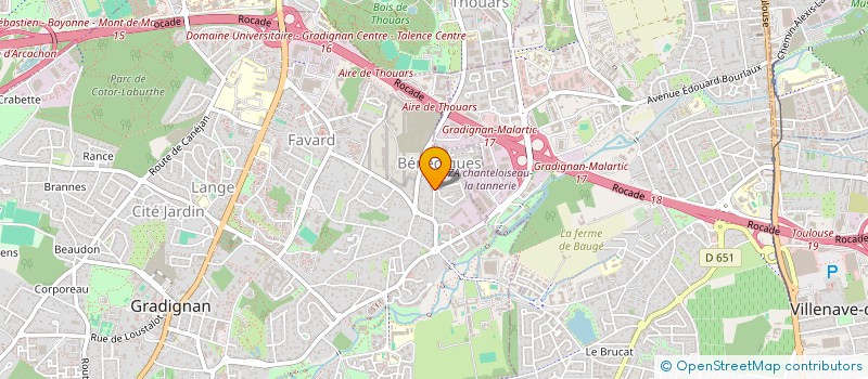 localisation de l'entreprise C.P DECORATION  GRADIGNAN