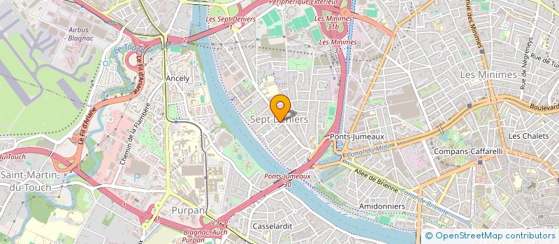 localisation de l'entreprise C.P.E.B CONSTRUCTION à TOULOUSE