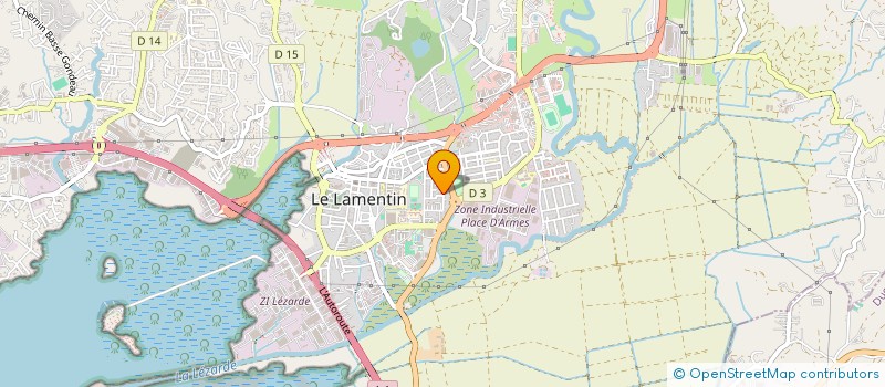 localisation de l'entreprise C.P.E.G. 972  LE LAMENTIN