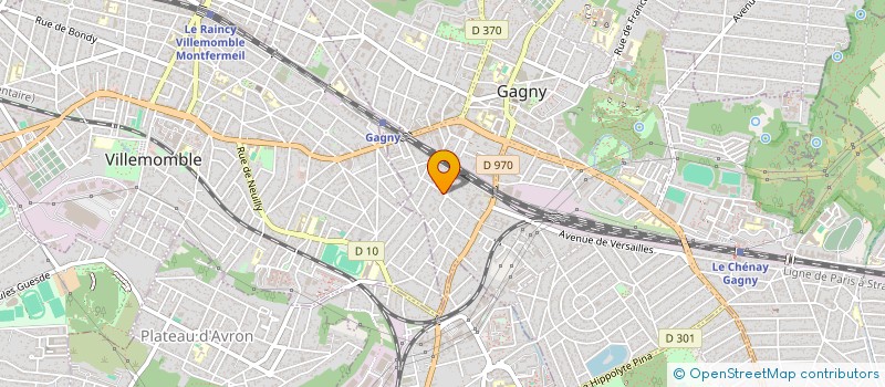 localisation de l'entreprise C.P.E RENOVATION  GAGNY