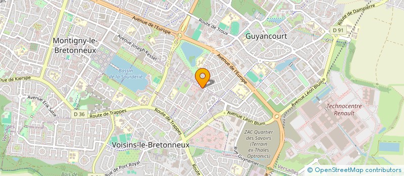 localisation de l'entreprise C.P.G. INTERNATIONAL à VOISINS-LE-BRETONNEUX