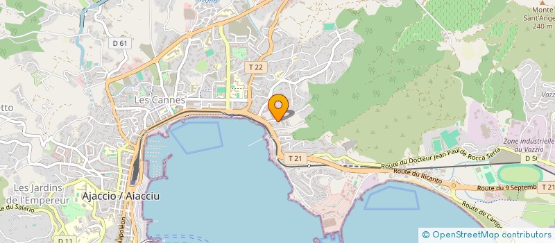 localisation de l'entreprise C P H à AJACCIO
