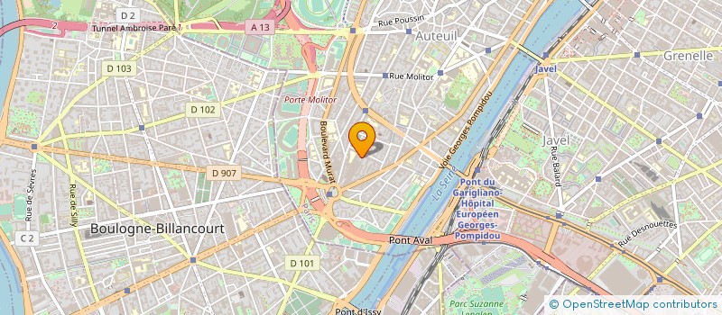 localisation de l'entreprise C.P.I. TRANSPORTS à PARIS
